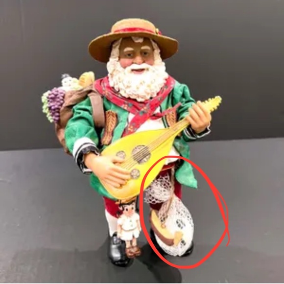 Kurt Adler Musical Fabriche Italian Santa Figurine 10.5” Figure Italy - Picture 7 of 9